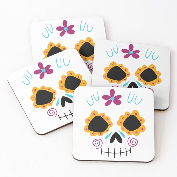 Item preview, Colorful skull designed and sold by ByMilagra.