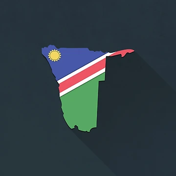 Artwork thumbnail, Namibia by FlatFlags