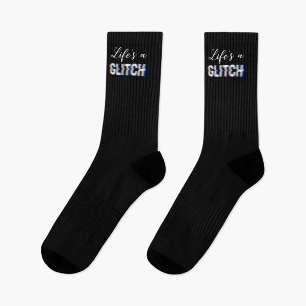 Item preview, Life's A Glitch (On Black) designed and sold by STUDIO-72.