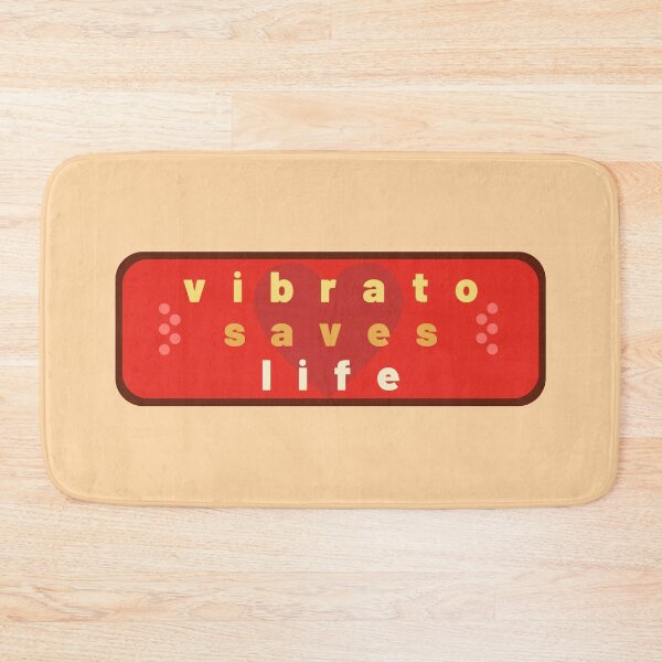 Item preview, vibrato saves life designed and sold by Musicianst0re.