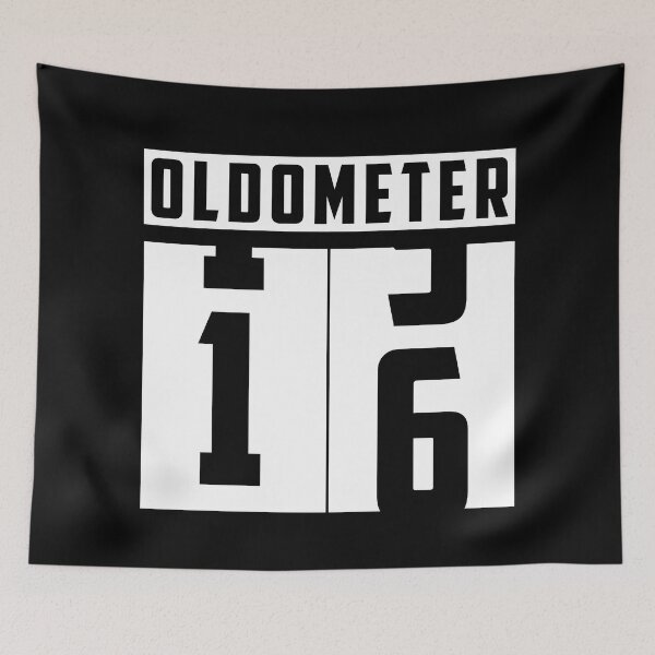 Item preview, Oldometer counter Number 16 birthday designed and sold by HeavyStyle.
