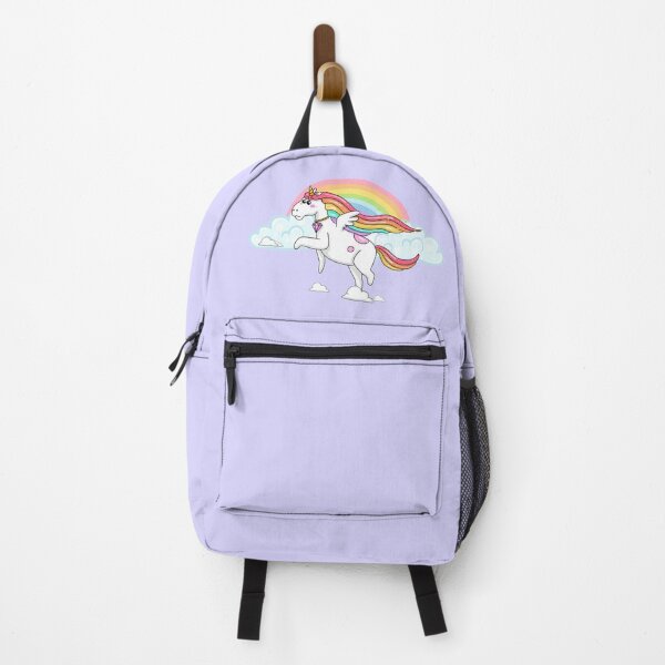 Item preview, Happy magical unicorn flying in the sky designed and sold by JJMasters.