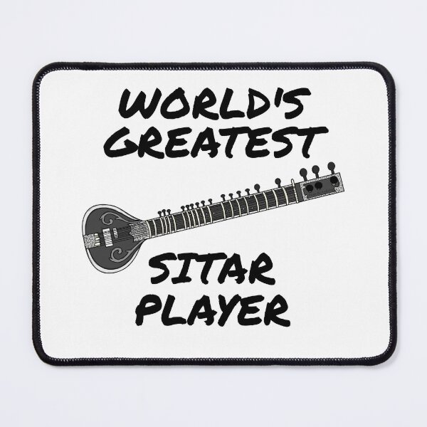 Item preview, World's Greatest Sitar Player Sitarist Musician designed and sold by doodlerob.