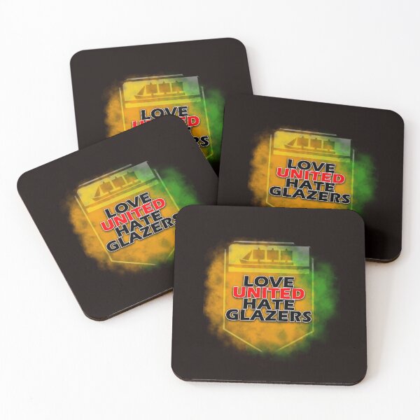 Item preview, LOVE UNITED HATE GLAZERS designed and sold by Footy Madness ⭐⭐⭐⭐⭐.