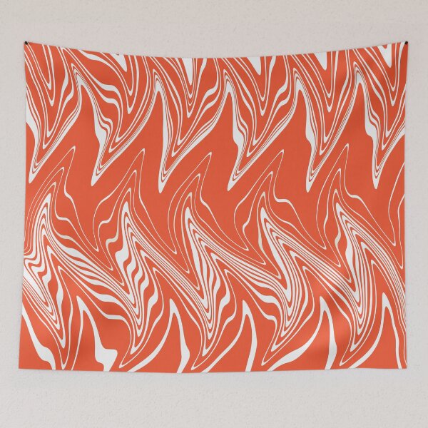Item preview, Warped - Orange and White designed and sold by LAEC-Shop.