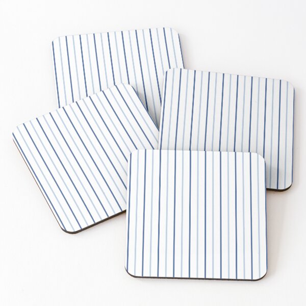 Item preview, Vertical Blue and White Striped designed and sold by OutcastBrain.