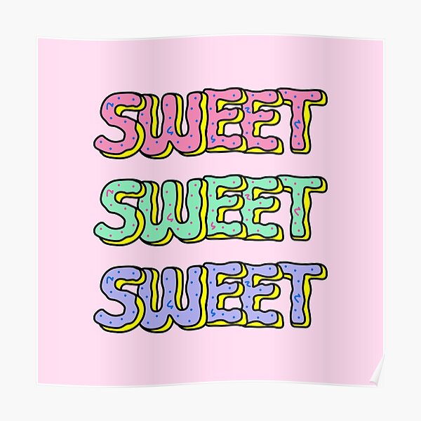 Sweet Donuts Pastel Poster