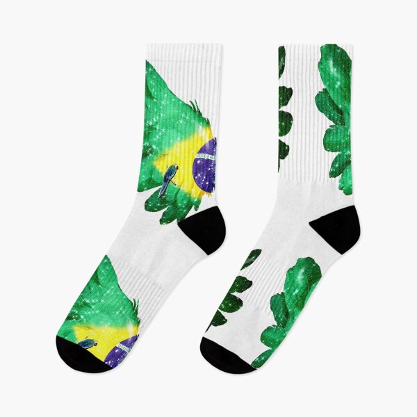 Item preview, Brazil Flag Angel Wings Feather Parrot designed and sold by Jolly-Yosei.