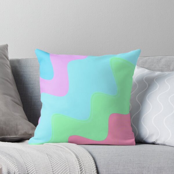Item preview, Abstract Pastel Blue, Purple, Green, and Pink Liquid Art Waves designed and sold by quinellie.