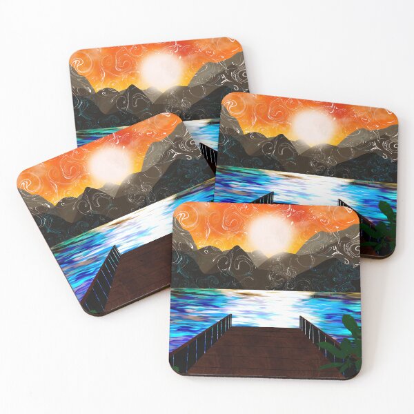 Item preview, Ocean landscape designed and sold by Vivinedrawsells.