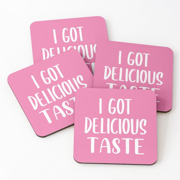 Item preview, I Got Delicious Taste (Pink BG) designed and sold by FilipeFerreira.