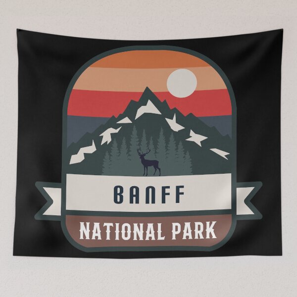 Artikelvorschau, Banff Nationalpark entworfen und verkauft von Road-tees.
