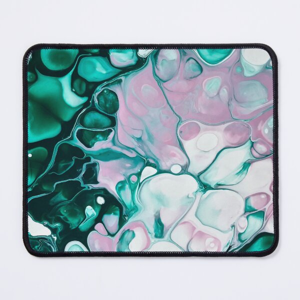 Item preview, Emerald and Pink Painting designed and sold by KiwiArtistDK.