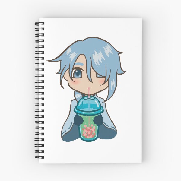 Item preview, Genshin Impact chibi Ayato Kamisato boba tea designed and sold by Fanny Richard ( fannyrichardart ).