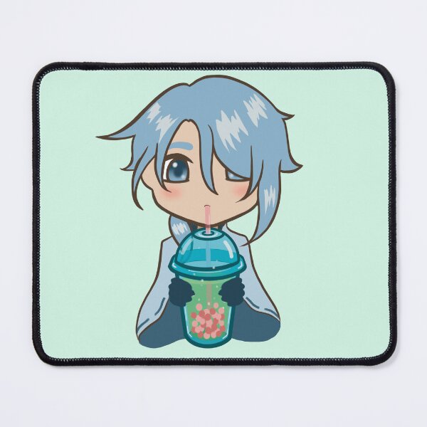 Item preview, Genshin Impact chibi Ayato Kamisato boba tea designed and sold by Fanny Richard ( fannyrichardart ).