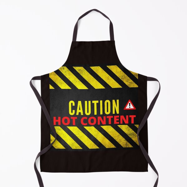Item preview, CAUTION HOT CONTENT FUNNY DESIGN designed and sold by Expo--illusion.