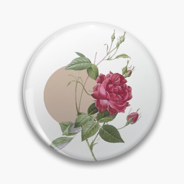 Item preview, red botanical collage designed and sold by ebzil studio.