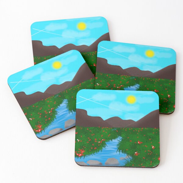 Item preview, Mountainous natural landscape designed and sold by Vivinedrawsells.