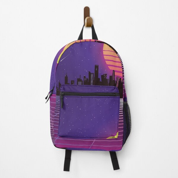 Item preview, Retrowave City 80s style sun designed and sold by leen12 Art Designs Prints.