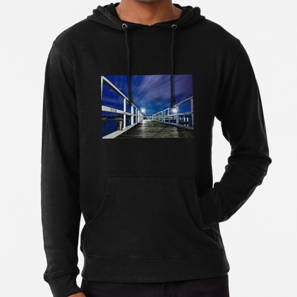 Old Wooden Jetty, Hastings River Lightweight Hoodie