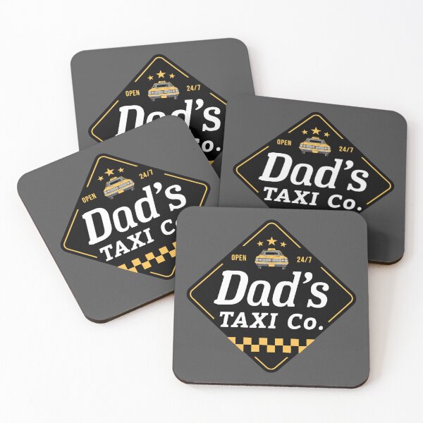 Item preview, Dad's Taxi Co, Black designed and sold by PaulSDesign.