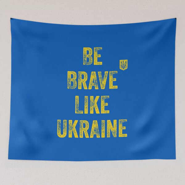 Item preview, Be Brave Like Ukraine Ukrainian Coat of Arms  designed and sold by lxmag.