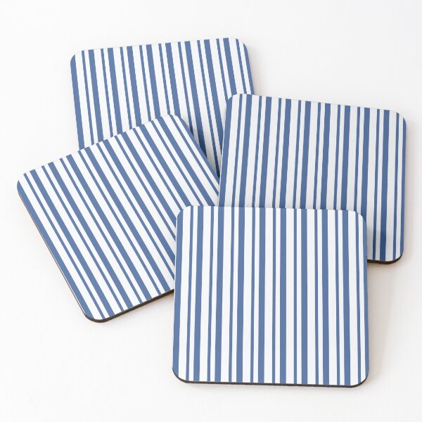 Item preview, Vertical Blue and White Striped designed and sold by OutcastBrain.