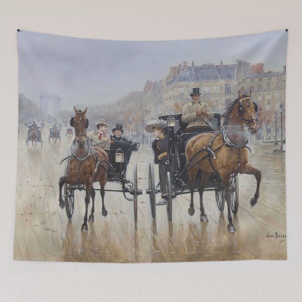 Aperçu de l'œuvre Point des Champs Elysees by Jean Beraud Rond créée et vendue par RickE.