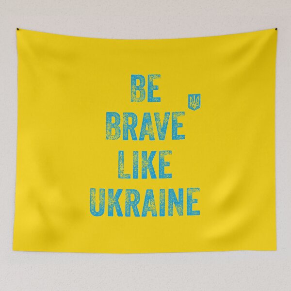Item preview, Be Brave Like Ukrainian Ukraine Coat of Arms  designed and sold by lxmag.