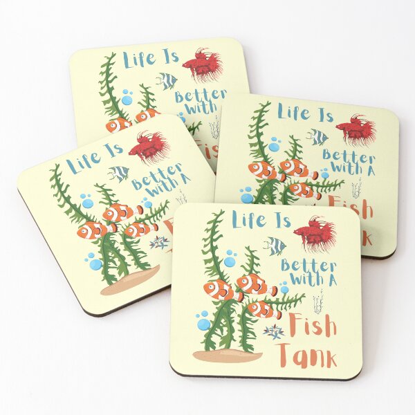 Item preview, Life Is Better With A Fish Tank designed and sold by Alieso.