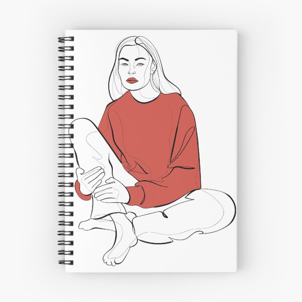 Item preview, woman sitting designed and sold by ebzil studio.