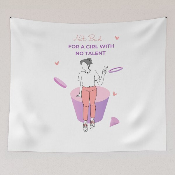 Item preview,  not bad for a girl with no talent designed and sold by yassminishop.