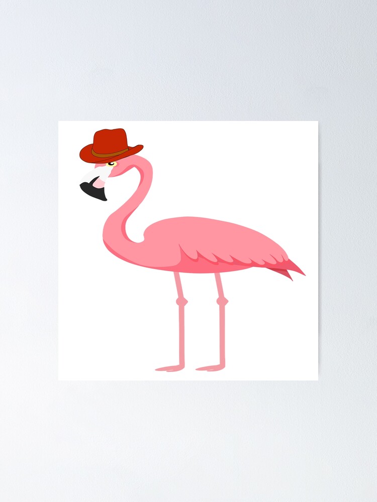 flamingo cowboy hat