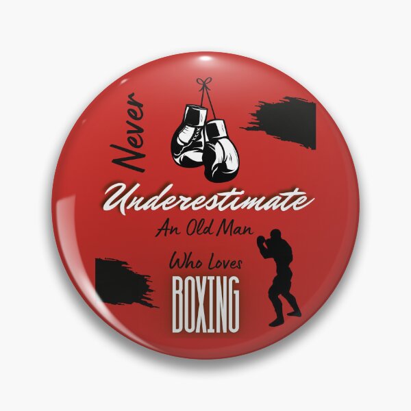 Item preview, Never Underestimate An Old Man Who Loves Boxing Mens Father's Day designed and sold by Alieso.