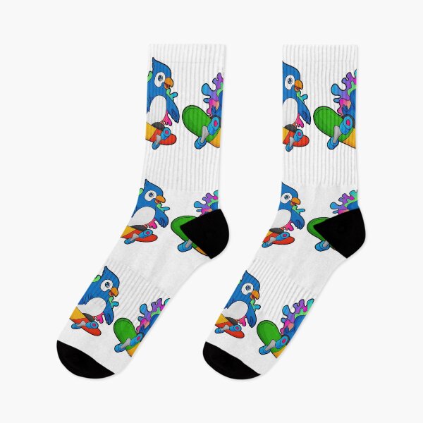 Item preview, Parrot as Skater with Skateboard designed and sold by Snabdesign84.