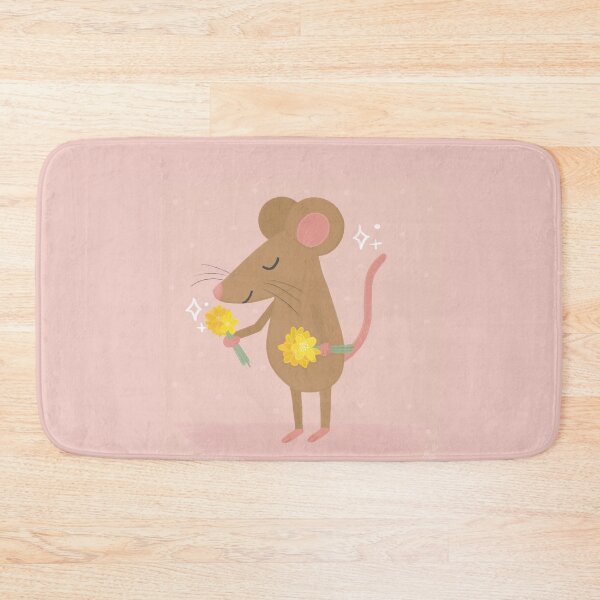 Item preview, Spring Mouse - Little Mouse with Flowers designed and sold by SleepyLilSloth.