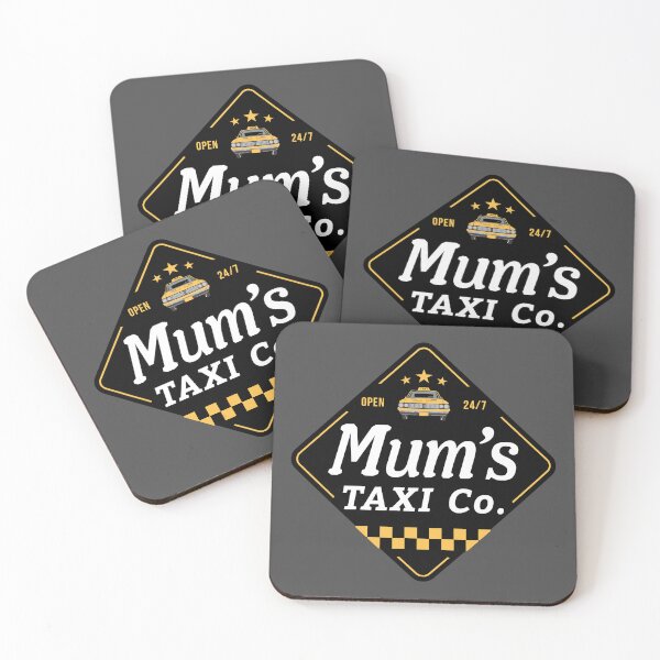 Item preview, Mum's Taxi Co, Black designed and sold by PaulSDesign.