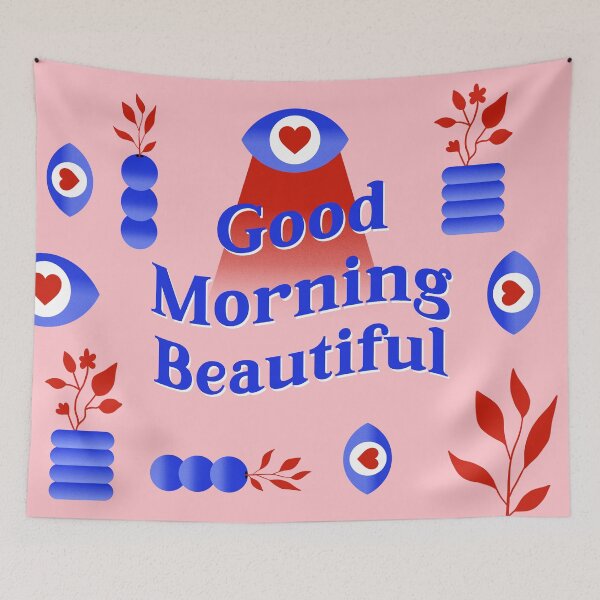 Item preview, Goof Morning Beautiful  designed and sold by New-world-gaia.