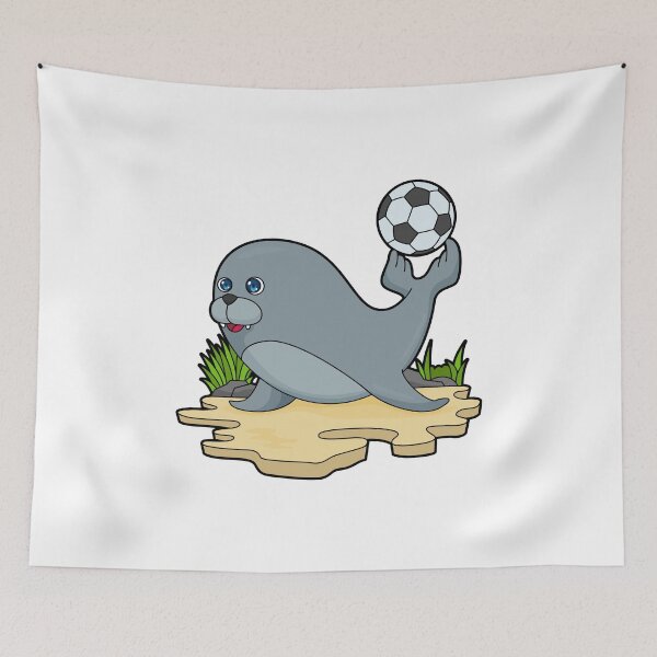 Item preview, Seal Soccer player Soccer designed and sold by Snabdesign84.