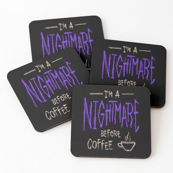 Item preview, I'm a Nightmare Before Coffee designed and sold by Zagach Letters.