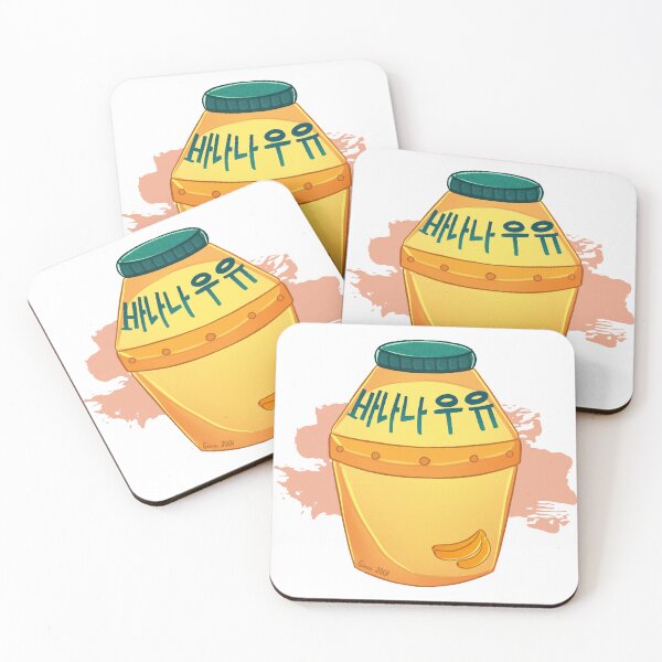 Item preview, Bebida coreana de yogur de plátano designed and sold by Keffy.
