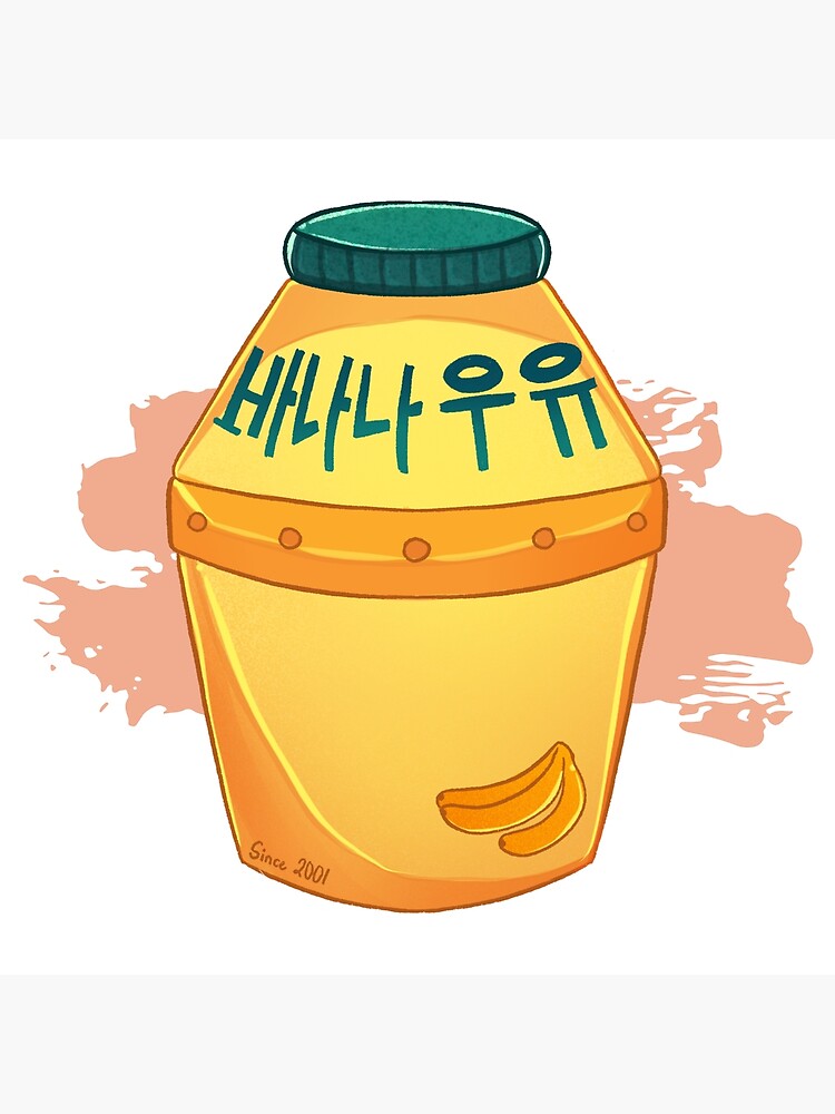 "Banana Yogurt Korean Drink" Poster for Sale by Keffy Redbubble