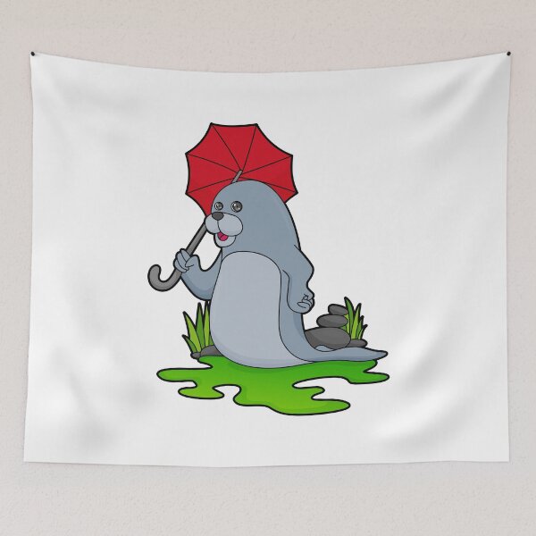 Item preview, Seal Raining Umbrella designed and sold by Snabdesign84.