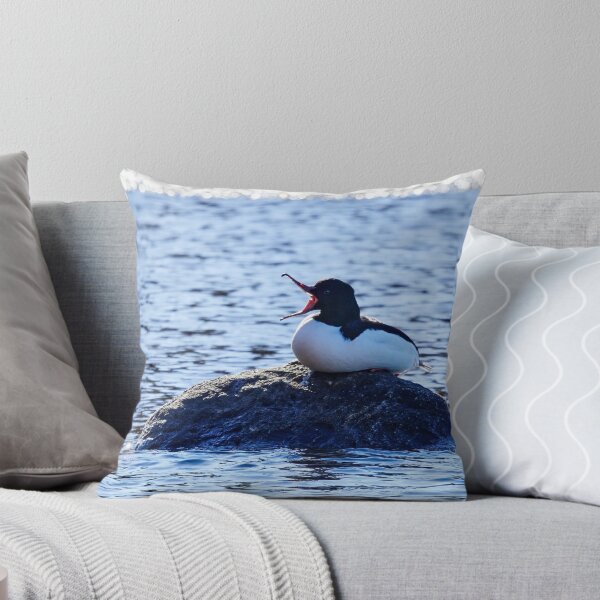 Item preview, Yawn. Common merganser designed and sold by Jouko Lehto Photography.