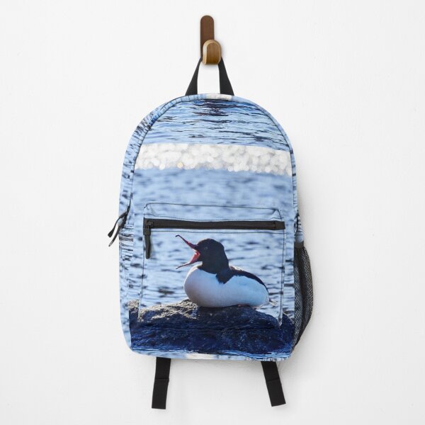 Item preview, Yawn. Common merganser designed and sold by Jouko Lehto Photography.