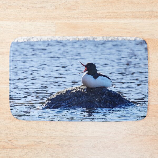 Item preview, Yawn. Common merganser designed and sold by Jouko Lehto Photography.