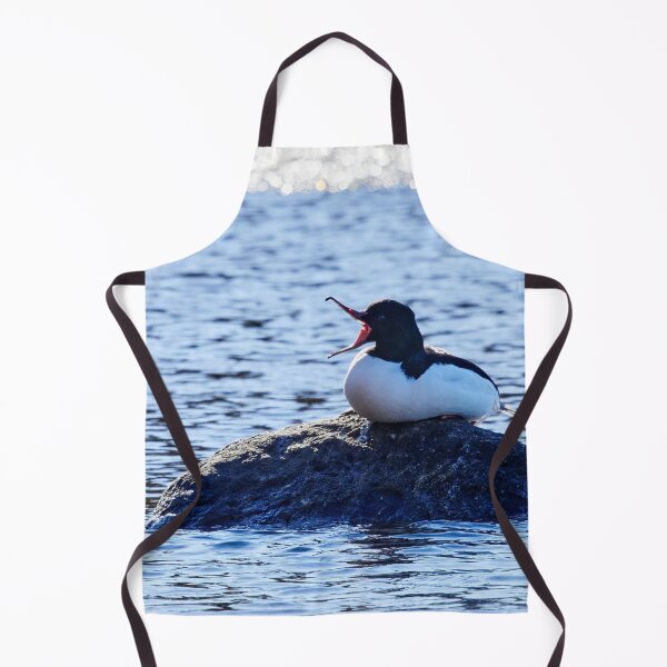 Item preview, Yawn. Common merganser designed and sold by Jouko Lehto Photography.