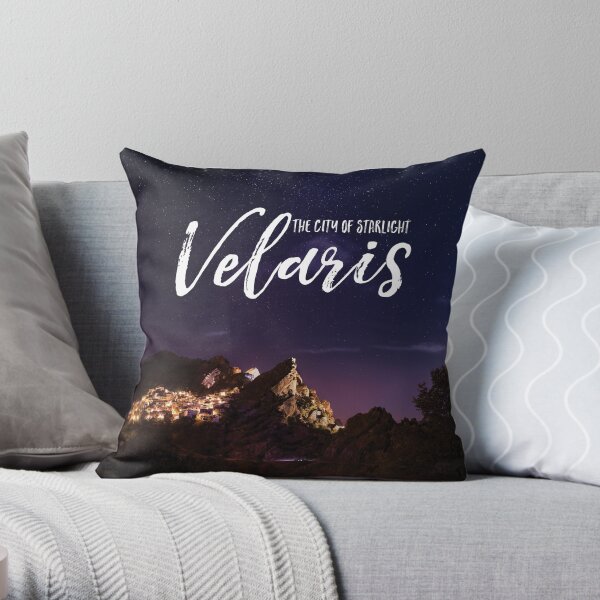 Velaris, The City of Starlight - ACOMAF Throw Pillow