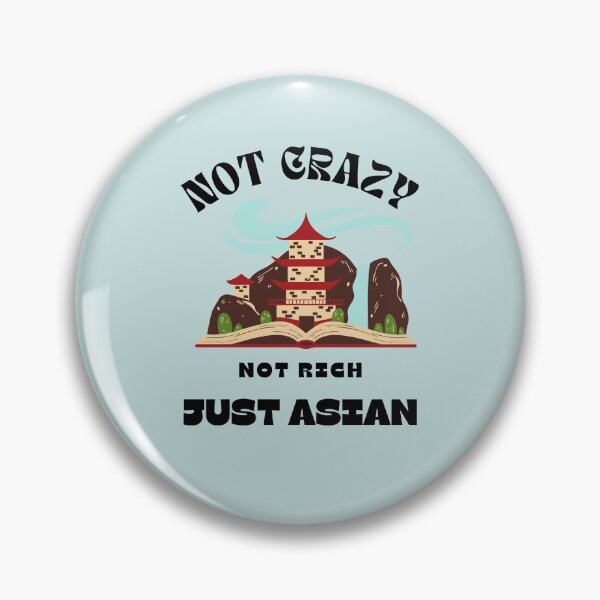Item preview, Not Crazy Not Rich Just Asian Japanese House designed and sold by Alieso.