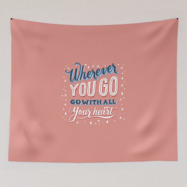 Item preview, Wherever you go go with all your heart  designed and sold by Designhood82.